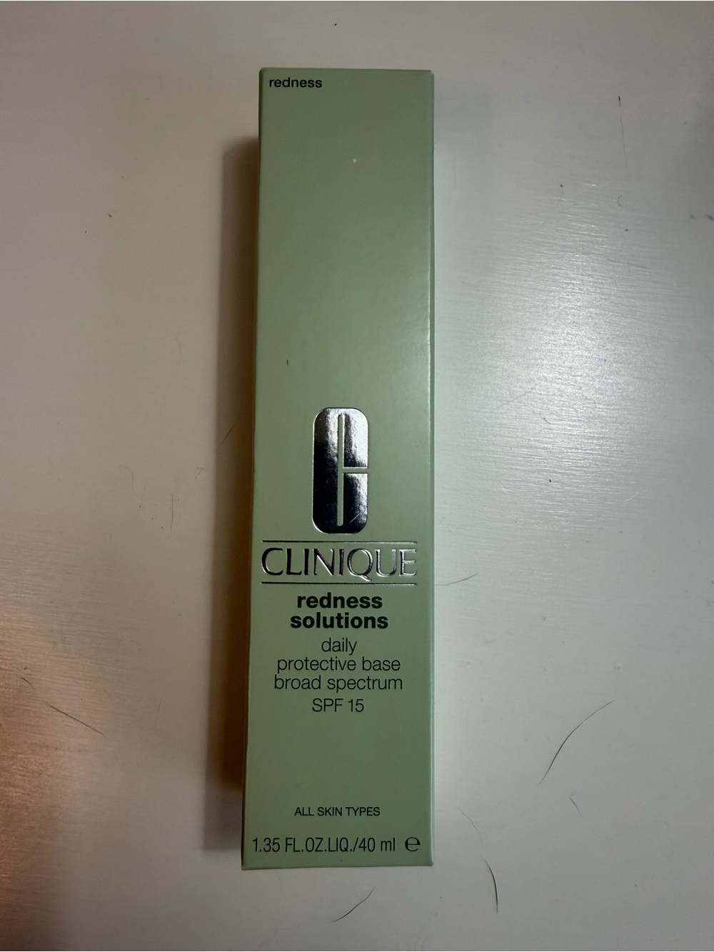 Clinique Redness Solutions Daily Protective Base – Pale Green Packaging